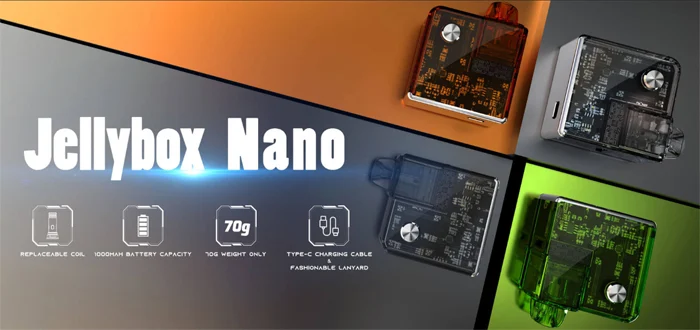 rincoe jellybox nano pod kit 1000mah